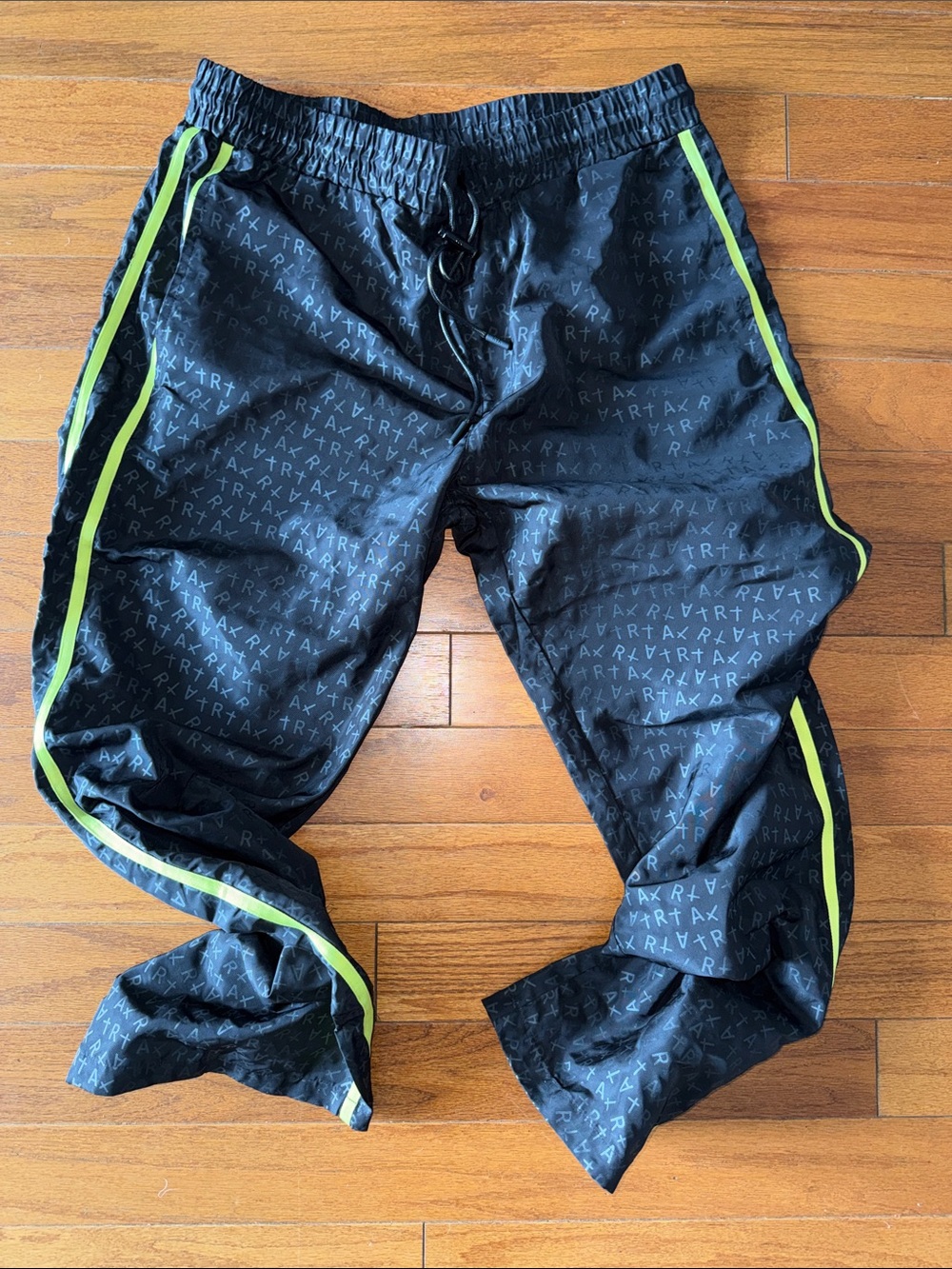 Harvey Track Pant in Black All Over Logo
